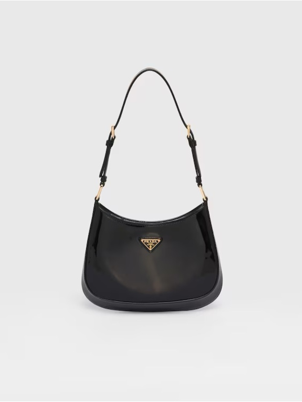 LOOKING FOR A LONG STRAP for Prada Black Patent Shoulder Bag with Gold Hardware